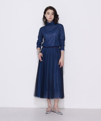 ソフトチュール×ウーリー分繊トリコット広巾 プルオーバー