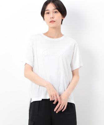 【SALE】COMME CA (Women)/コムサ ギザリヨセルスムース プルオーバー(1560TC16) シロ トップス【三越伊勢丹/公式】