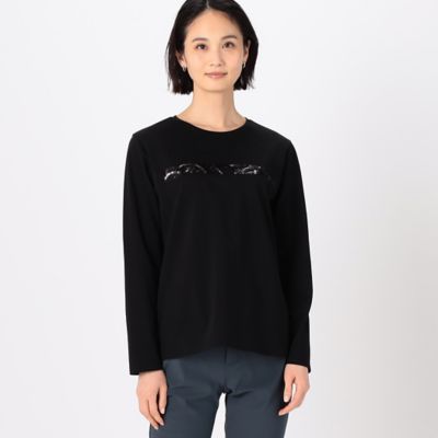 【SALE】COMME CA (Women)/コムサ TCポンチ Tシャツ(1560TG01) クロ トップス【三越伊勢丹/公式】