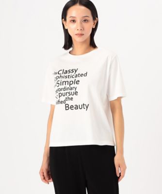 ＜COMME CA (Women)＞スーピマバイオシルスムース　Ｔシャツ（１５６０ＴＩ０４）