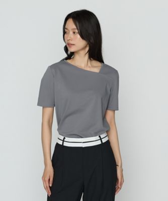 【SALE】COMME CA (Women)/コムサ TCポンチ カットソー(1560TK06) グレー トップス【三越伊勢丹/公式】