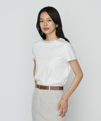 COMME CA (Women)/コムサ コヒノールスムース　ニット付きＴシャツ（１５６０ＴＫ１０）