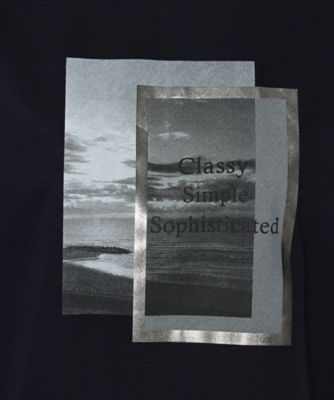 スーピマコットンポンチ フォトTシャツ（1560TM01） | COMME