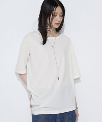 tao COMME des GARCONS 透かし編 アシンメトリー カットソー ドライスムース／スーピマバイオスムース アシンメトリーTシャツ