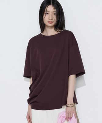 ドライスムース／スーピマバイオスムース アシンメトリーTシャツ