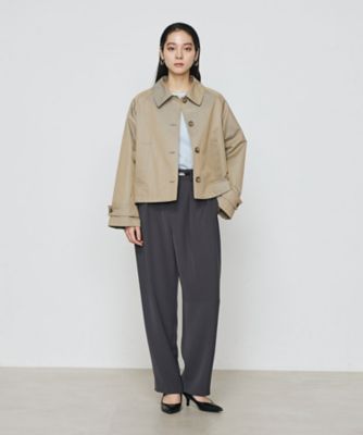 自由区　ウエストシェイプ ショートブルゾン　44 大きいサイズ　定価33000円 自由区 ウエストシェイプ ショートブルゾン 44 大きいサイズ 定価33000