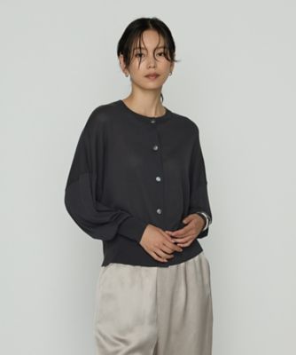 ＜COMME CA (Women)＞レーヨンコットン１４Ｇ天竺　ニットカーディガン（１５６７ＩＭ０１）