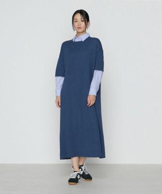 １４Ｇ強撚天竺編　ニットワンピース（１５６７ＯＫ０１）