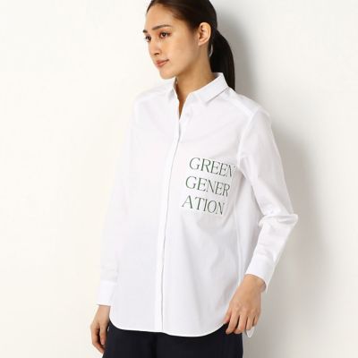 ＜COMME CA (Women)＞メッセージプリントシャツ（１５７０ＨＴ０１）