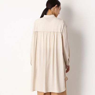 ストライプ柄　ヴィンテージライク　ロングシャツ（１５７１ＨＴ０５）
