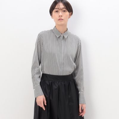 コミタンさんさ専用 デシンストライププリント シャツ（1572HE07） | COMME
