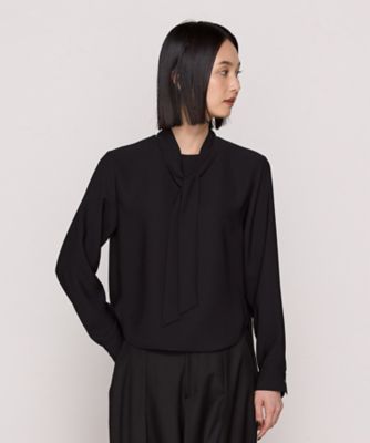 2WAY】プルエラバックサテン ブラウス（1573HI10