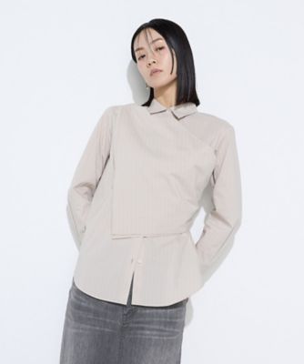 コットンナイロンシャンブレー カーチフ付きシャツ（1573HM09