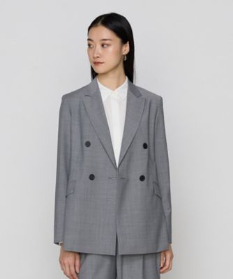 COMME CA (Women)/コムサ 【セットアップ対応】2WAYストレッチトロ ダブルジャケット(1580GI02)