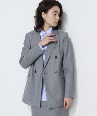 セットアップ対応】ストレッチトロ ダブルジャケット