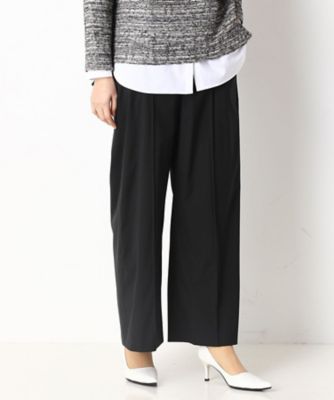＜COMME CA (Women)＞ストレッチトロピカルウールワイドパンツ（１５８０ＰＴ０３）