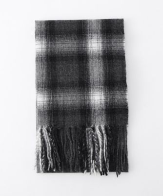 き*こ様 コムデギャルソン　グレー系 チェック柄 マフラー き*こ様 コムデギャルソン グレー系 チェック柄 マフラー