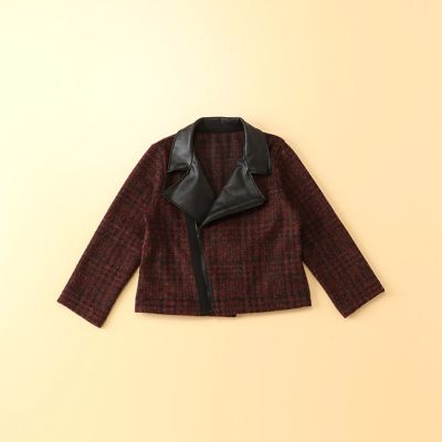 グレンチェックライダースジャケット（２００２ＶＩ０３）