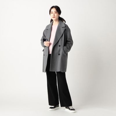 THE NORTH 馳せ FACE グレー ボアコート マタニティー