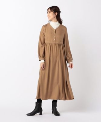 エコールドキュリオジテ フランス製 ワンピース ロング マキシ丈 