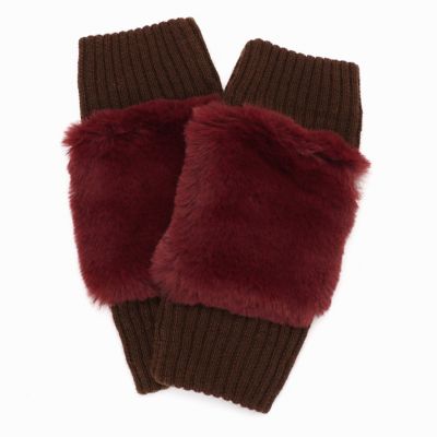 〔マタニティ〕フェイクファー　ニット　グローブ（２２４７ＸＮ０７）