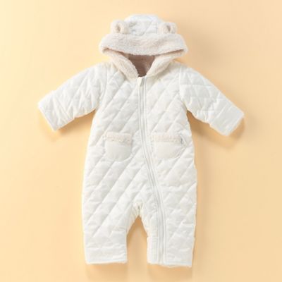COMME CA ISM (Baby&Kids)/コムサイズム (ベビー&キッズ) ポリエステルキルトタフタ 耳付き中綿おくるみ(60-80cm)(2321ME03)
