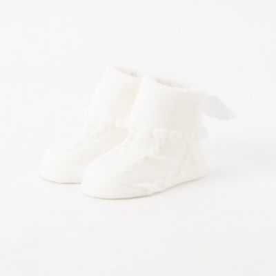 COMME CA ISM (Baby&Kids)/コムサイズム (ベビー&キッズ) 羽モチーフ　カップ入り　折り返しソックス（９－１２ｃｍ）（２３４０ＱＣ０３）