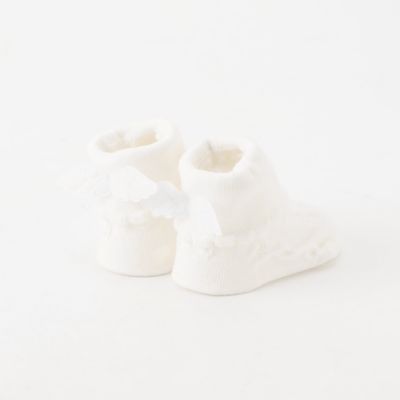 羽モチーフ　カップ入り　折り返しソックス（９－１２ｃｍ）（２３４０ＱＣ０３）