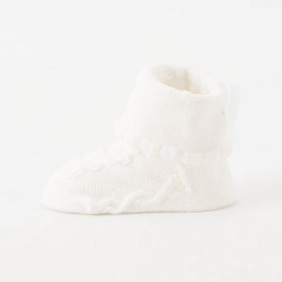 羽モチーフ　カップ入り　折り返しソックス（９－１２ｃｍ）（２３４０ＱＣ０３）