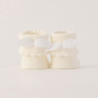 ＜COMME CA ISM (Baby&Kids)＞羽モチーフ　カップ入り　折り返しソックス（２３４０ＱＧ０３）