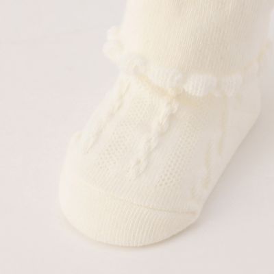 羽モチーフ　カップ入り　折り返しソックス（２３４０ＱＧ０３）