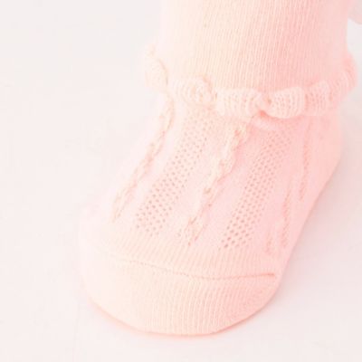 羽モチーフ　カップ入り　折り返しソックス（２３４０ＱＧ０３）
