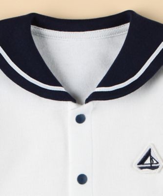 セーラーカラー 長袖ツーウェイオールオール（2341EK07