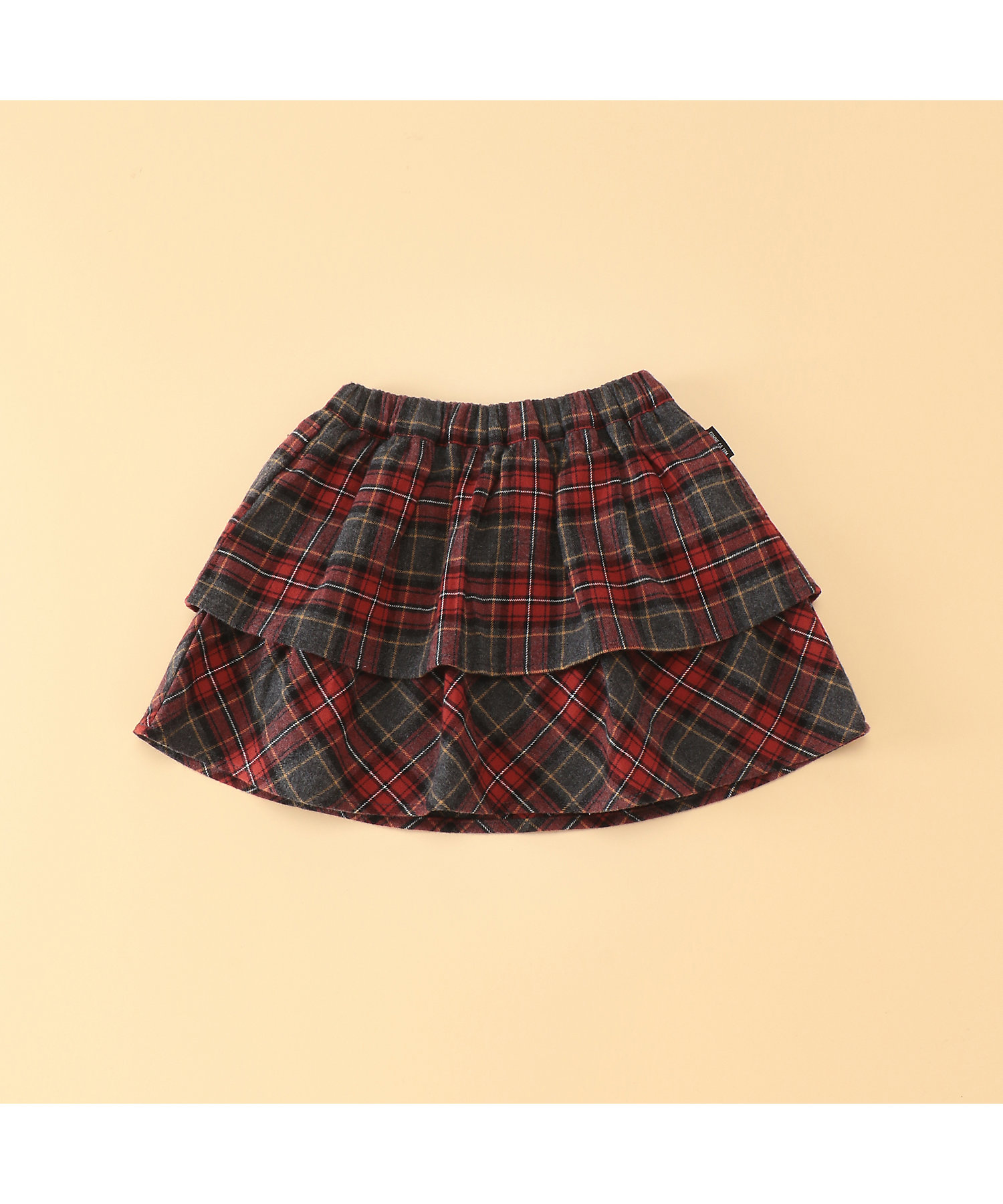 タータンチェックブルマ付きスカート（８０・９０サイズ 