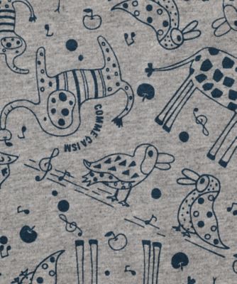 【リバーシブル】動物柄プリント　マント（２３４２ＣＫ１１）