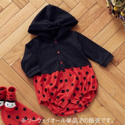 ＜COMME CA ISM (Baby&Kids)＞昆虫　長袖ロンパース（７０・８０ｃｍ）（２３４４ＥＡ０４）