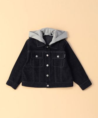 COMME CA ISM (Baby&Kids)/コムサイズム (ベビー&キッズ) フード付き デニムブルゾン(ベビーサイズ)(2345BK01)