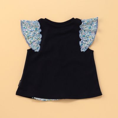 フラワープリント 半袖Tシャツ（80・90cm