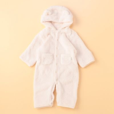 ＜三越伊勢丹/公式＞ COMME CA ISM (Baby & Kids)/コムサイズム (ベビー & キッズ) フリースボア 耳付き ツーウェイおくるみ シロ ベビー用アウター【三越伊勢丹/公式】