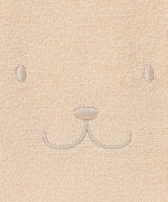 【リバーシブル】クマ耳付き　スタイ（２３４６ＮＩ０４）