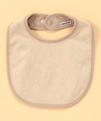 【リバーシブル】クマ耳付き　スタイ（２３４６ＮＩ０４）