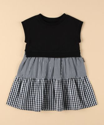 COMME CA ISM (Baby&Kids)/コムサイズム (ベビー&キッズ) ギンガムチェック フレンチスリーブ ワンピース(ベビーサイズ)(2346OK11)
