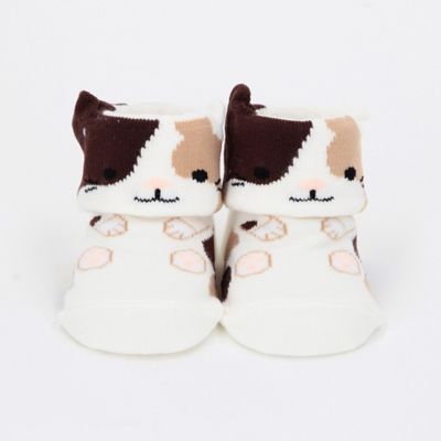 ＜COMME CA ISM (Baby&Kids)＞カップ入り　ネコデザインソックス（９－１２ｃｍ）（２３４６ＱＥ０９）