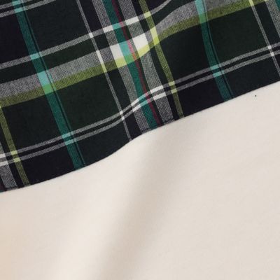 マドラスチェック使い　半袖Ｔシャツ（８０・９０ｃｍ）（２３４７ＴＣ０５）