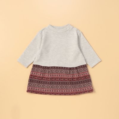 ＜COMME CA ISM (Baby&Kids)＞フェアアイル使い　ワンピース（８０・９０ｃｍ）（２３４８ＯＡ０２）