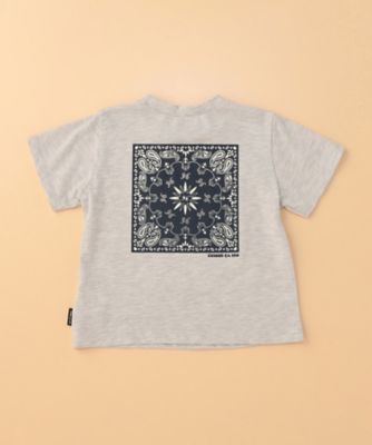 バンダナ柄プリント　半袖Ｔシャツ（ベビーサイズ）（２３４９ＴＧ１３）