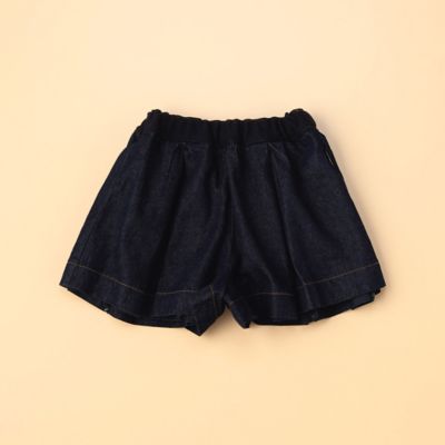 COMME CA ISM (Baby&Kids)/コムサイズム (ベビー&キッズ) デニム×裏毛　キュロットスカート（８０・９０ｃｍ）（２３５５ＦＡ０１）