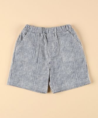 COMME CA ISM (Baby&Kids)/コムサイズム (ベビー&キッズ) ヒッコリープリント　ハーフパンツ（ベビーサイズ）（２３５５ＰＫ３１）