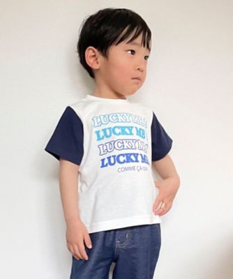 ＜三越伊勢丹/公式＞ COMME CA ISM (Baby & Kids)/コムサイズム (ベビー & キッズ) グラフィックプリント 半袖Tシャツ シロ ベビー用トップス【三越伊勢丹/公式】