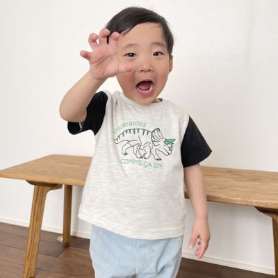 恐竜プリントＴシャツ（ベビーサイズ）（２３６１ＴＧ０９）